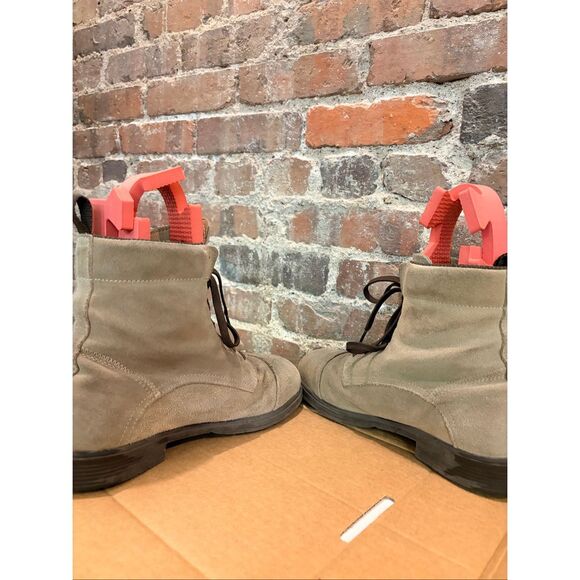 XENA • Tan Lace-up Oil Chemical Slip Resistant Nubuck Leather Steel Toe Ankle Bo - Picture 5 of 16